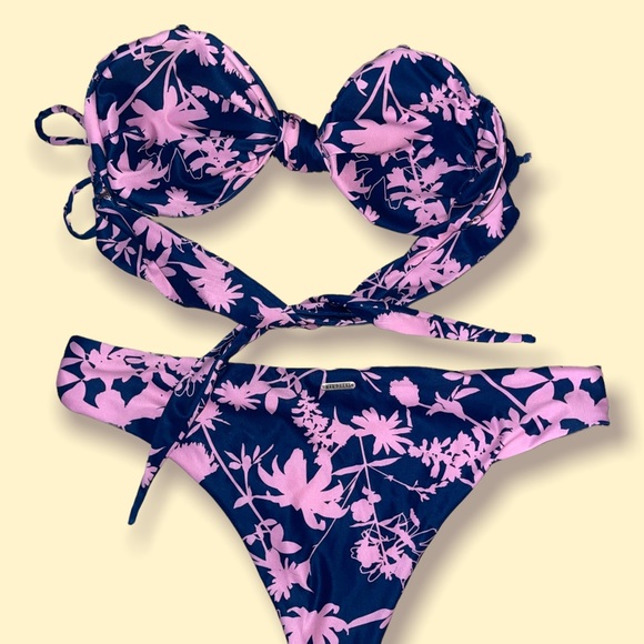 Mar de Lua Granada Two Piece Medium (Removable shoulder straps) - Picture 4 of 5